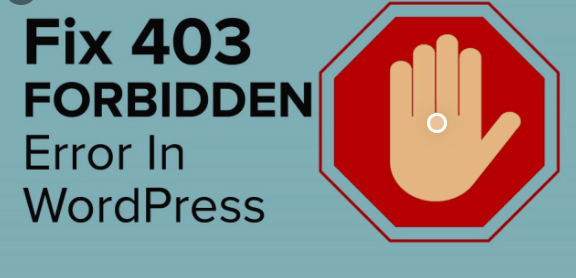 403 errors in WordPress website