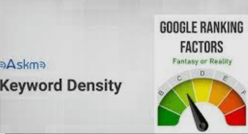 Keyword density is not a factor of google ranking