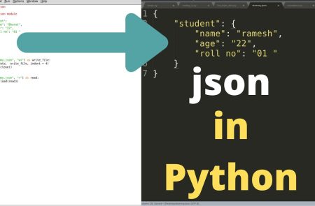 Total concept of JSON in python