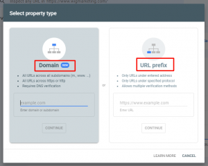 domain vs url prefix