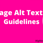 image alt text guidelines | ইমেজ অল্টার টেক্সট