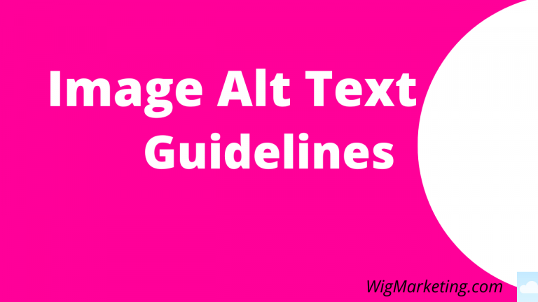 image alt text guidelines | ইমেজ অল্টার টেক্সট